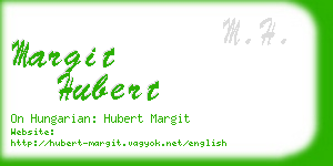 margit hubert business card